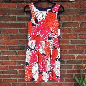 Floral Fit and Flair Size 4 Eliza J Cocktail Dress
